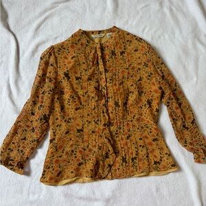 Laura Ashley Vintage Silk Blouse